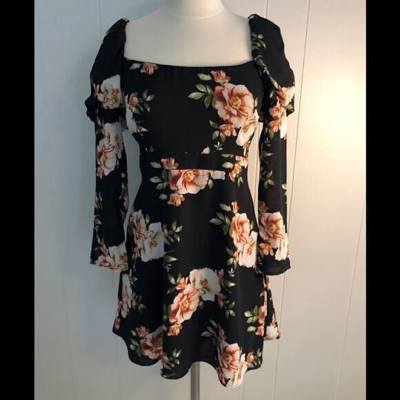Likely Tara Black Floral Mini Dress - Picture 2 of 11
